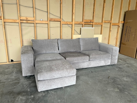 ALBA Fabric Chaise Lounge